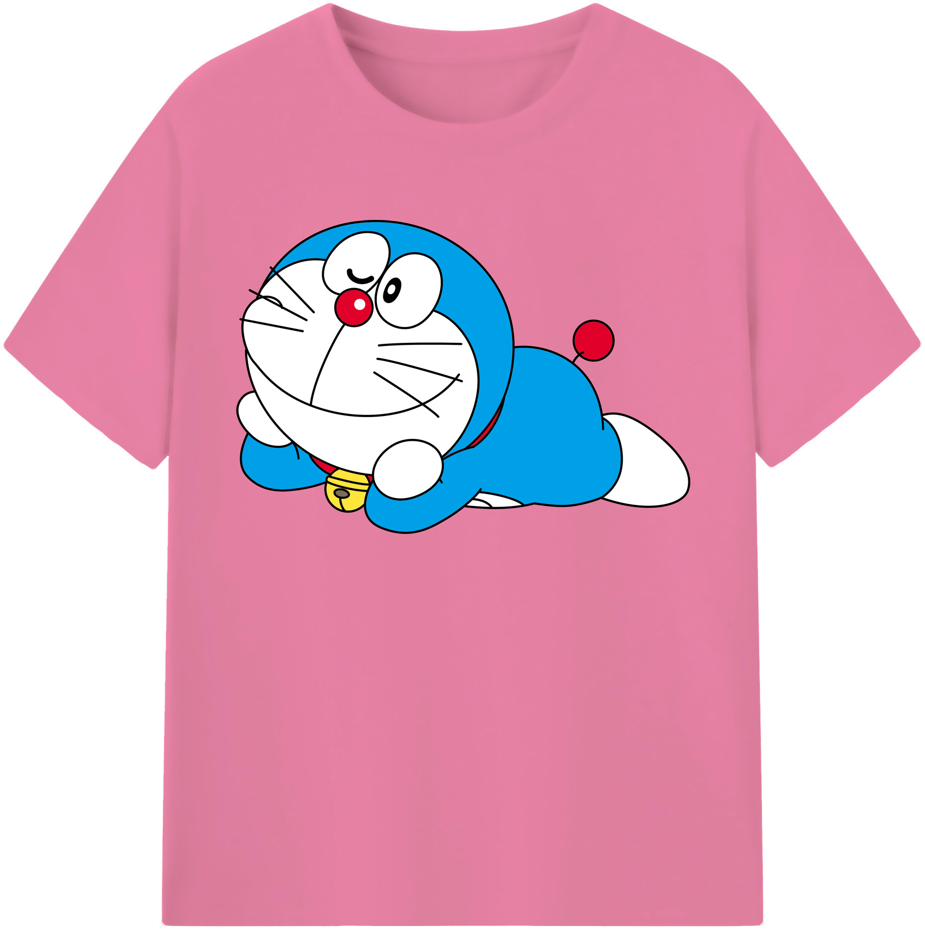 （画像用） ドラえもん Doraemon 綿100％半袖Tシャツ（フロントプリント）